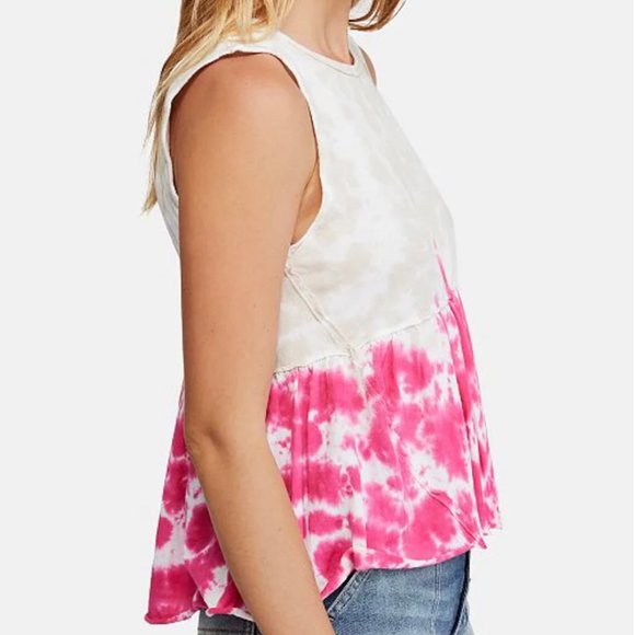 Free People Tie Dye Tank Top - Size S - Picture 1 of 6